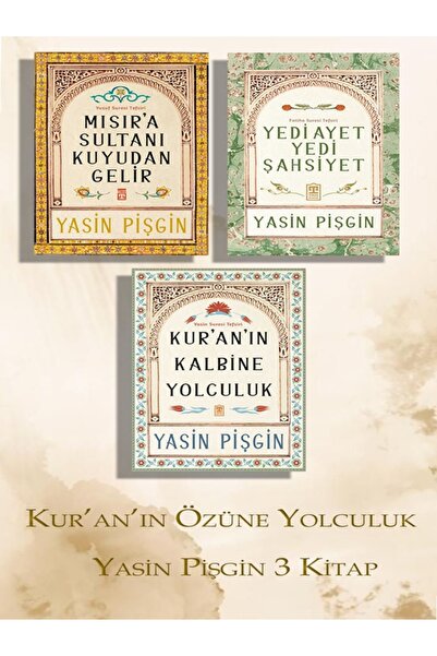 Timaş Yayınları Yedi Ayet Yedi Şahsiyet Mısıra Sultanı Kuyudan Gelir Kur'an'ı...