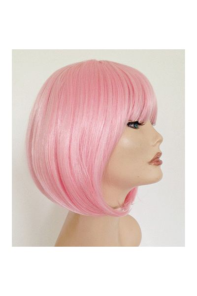 SepetBudur Blunt Wig - Powder Pink (Light Pink)