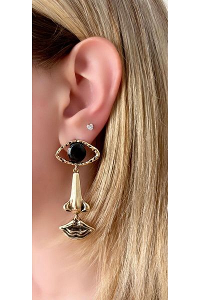 Store أقراط Diva Charm Tassel ذات الطابع الشخصي
