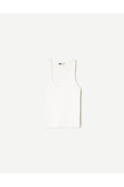 JustMORE Pack of 3 Women's Ribbed Thick Strap Basic Undershirt