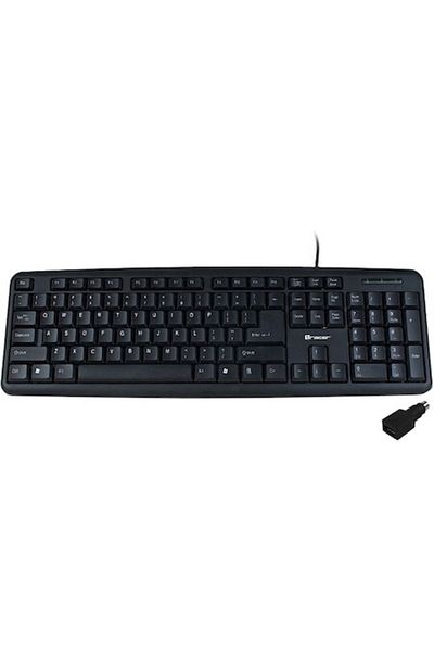 Tracer Tastatura Maverick, USB, Adaptor PS2, Negru