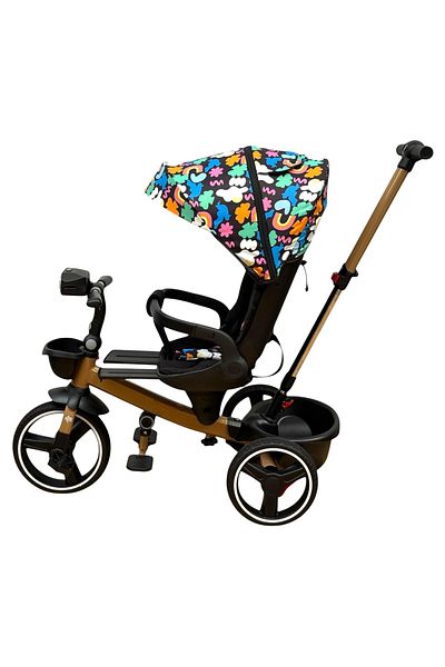 OEM Multifunctional Tricycle for Children, 360° Rotating Seat, Sleeping Position, Foldable
