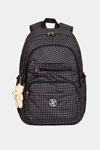 Miracle My Polo Durable Unisex School Backpack with Crinkil Toy