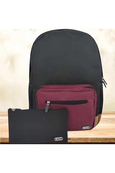 Roco Basic 2 Tone Mix Backpack with Accessory