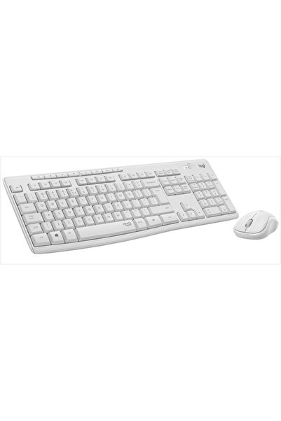 logitech Wireless Keyboard and Mouse Kit MK295 Silent, US Layout, Off White