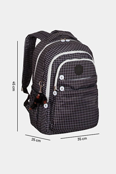 Miracle My Polo Durable Unisex School Backpack with Crinkil Toy