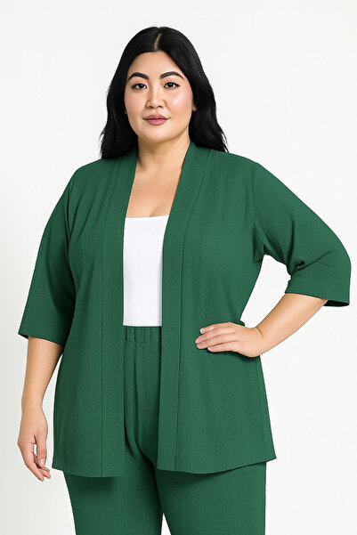 Mivoon Double Suit Kimono with Wrinkle Fabric Pants