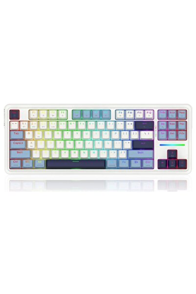 REDRAGON Antonium PRO Keyboard, Wireless 2.4 GHz, Bluetooth, Wired, Multicolor