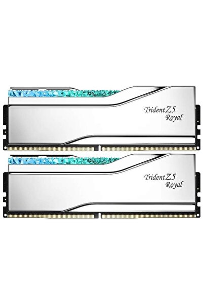 G Skill Memorii G.Skill Trident Z5 RGB Royal Silver 48GB 2 x 24 GB DDR5 8000MHz CL40 Dual Channel Kit