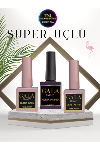 Gala Tnl Exxtra Primer Ultra Base Extra Cyrstal Top Coat Kalıcı Oje Protez Tı...