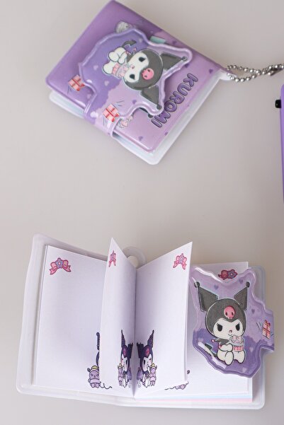 kuromi "Dekomus Wet Wipes Gift" New Season Licensed 6 Color Ballpoint Pen and Notepad