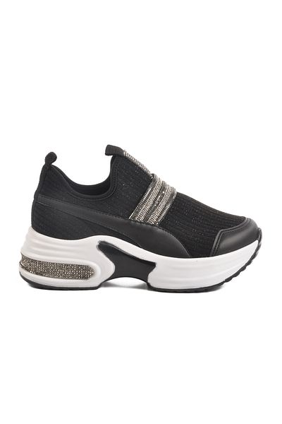 Aspor Black and White Stone Women's Sneaker