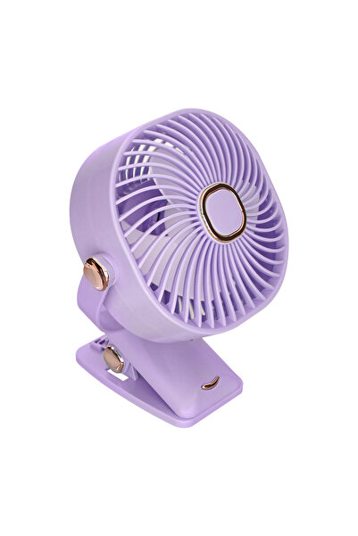 Wexta Mini Taşınabilir Şarjlı Pervane Vantilatör Soğutucu Ev Ofis Araç El ve Masaüstü Vantilatör Fan