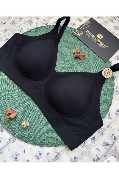 İntive Lingerie Aurora Imported Ice Silk (Ice-Silk) Ultra-Thin Comfortable Breathable Invisible Laser Seamless Bra