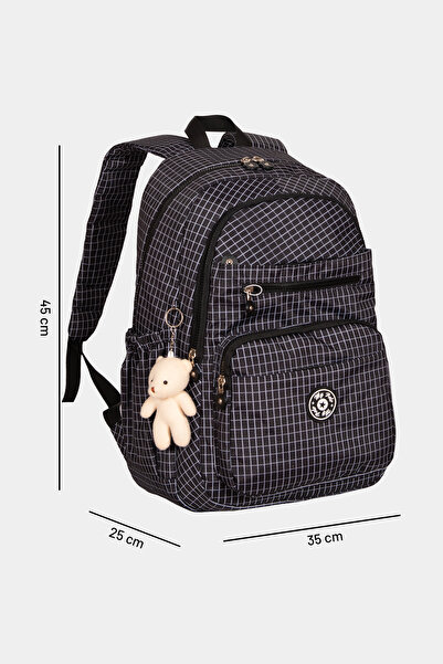Miracle My Polo Durable Unisex School Backpack with Crinkil Toy