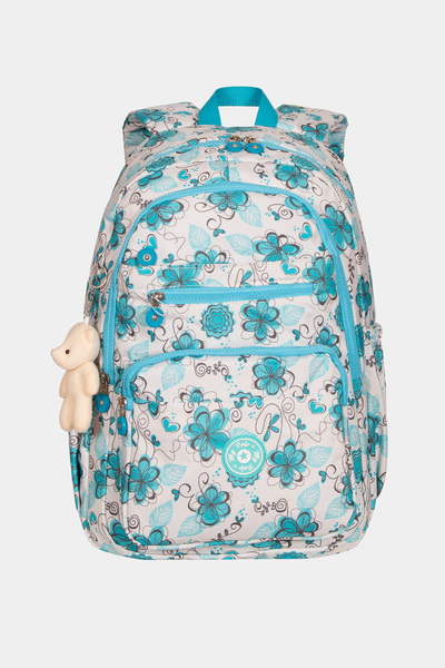 Miracle My Polo Durable Unisex School Backpack with Crinkil Toy