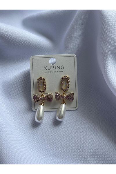 Bestofcase Bow Detailed Pearl Bijoux Earrings