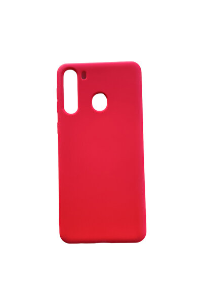 OEM Carcasă compatibilă cu Samsung Galaxy A21, silicon lichid, roșie