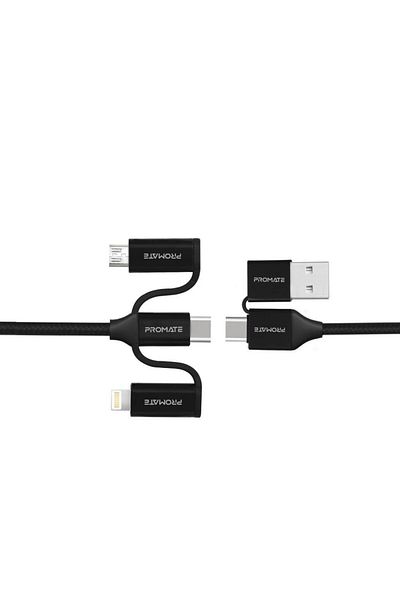 Promate Pentapower 6-In-1 Multi Connector USB Cable 1.2M