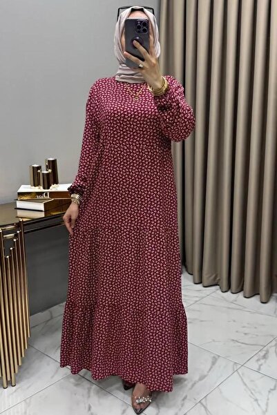 Generic Brand Gülsüm Dress 1. Classroom Sweat-Proof Viscose Fabric Women's Re...