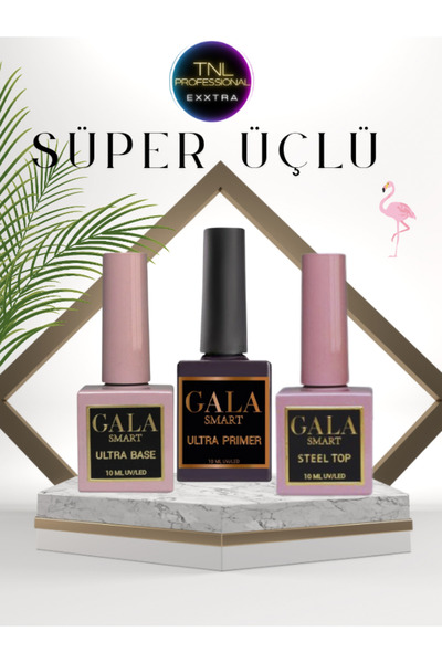Gala Tnl Exxtra Primer Ultra Base Extra Steel Top Coat Kalıcı Oje Protez Tırn...