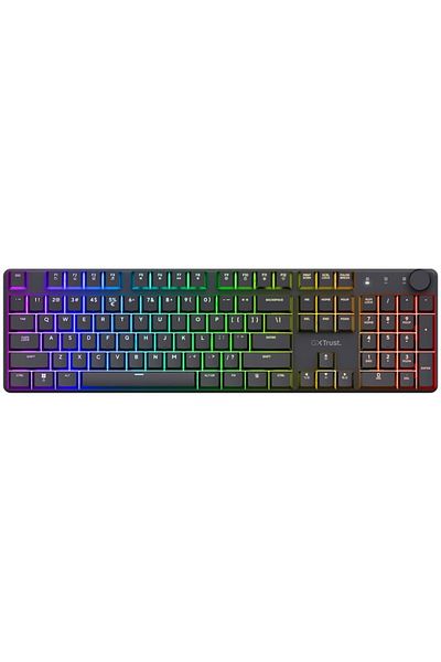 Trust Tastatură mecanică de gaming GXT868 TORIX, Full RGB, programabilă, cablu de 1.8m, neagră