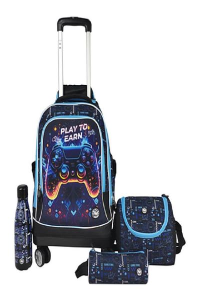 Atrium 4-in-1 Value Set (4-Wheel) Game Cntrlr Trolley Bag with Accessory