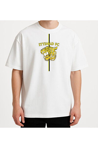 lewibafashion TRICOU BĂRBĂTESC CU DESIGN SPECIAL AL-ITTİHAD, MODEL TIGRU