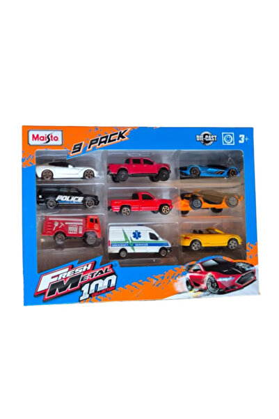 Maisto Model car set 9 pieces, 1/64