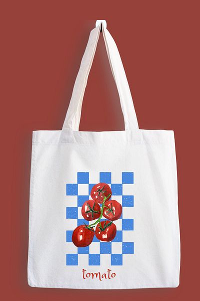 designedfy Tomato Printed Cloth Bag, Tote Bag