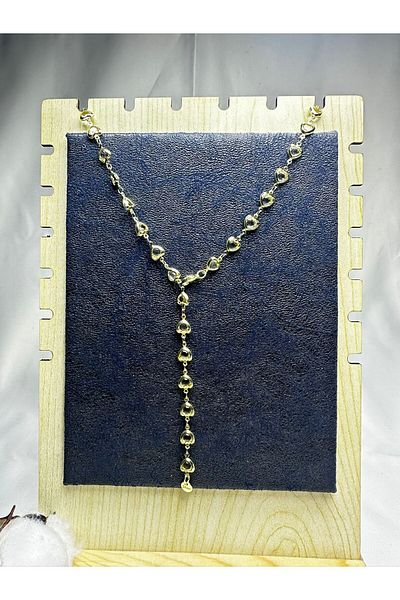 Mutenaura Stainless Steel Trend Y Necklace