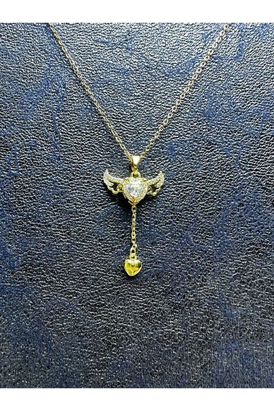 Mutenaura Stainless Steel Wings of Love Necklace