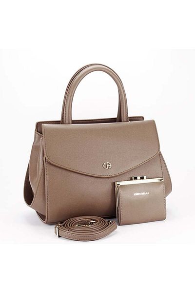 CHRİS BELLA Premium brown bag with wallet CB2427-2 M6