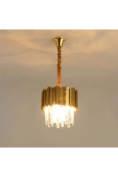Alista Home Candelabru Cristal Maxim 6 x E 14 Diametru 40 cm Auriu