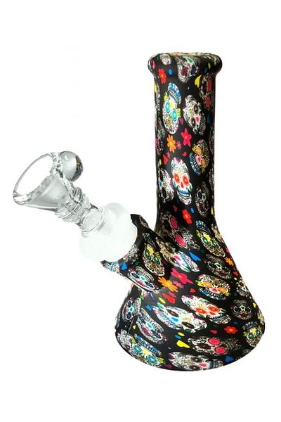 Urban Crew Bong mini Mexican Skulls Black Urban Crew 13 cm