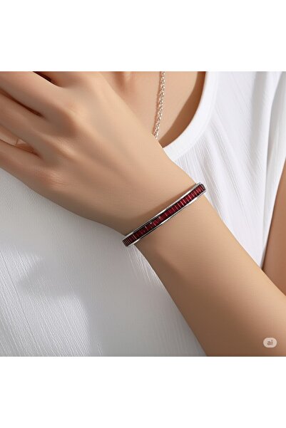 FAMEMUS ACCESSORY Beautiful and Stylish Women's Silver Steel Bracelet