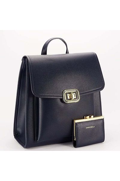 CHRİS BELLA Rucsac Chris Bella Premium Bleumarin CB2425-3 127