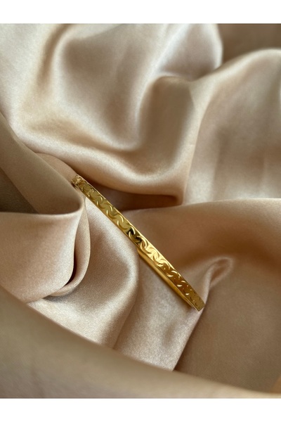 Nour Co Çelik Ajda Bilezik Desenli