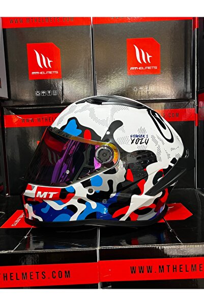 MT Helmets Stinger 2 YOZU A7 kask (şeffaf vizörlü)
