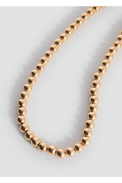 Mango Teen Boncuklu yaka