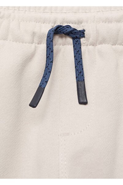 MANGO Baby İpli pamuklu jogger pantolon