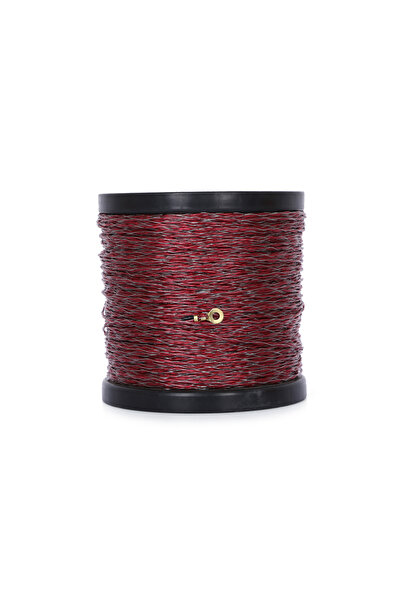bluebee EC20 2x0.4mm 500m Bordo 0.22mm Halatlı Çelik Telli Elektrikli Çit İpi