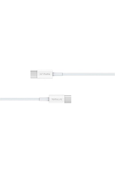 TOTUDESIGN Totulife Pure Series USB-C To USB-C Cable 2m White