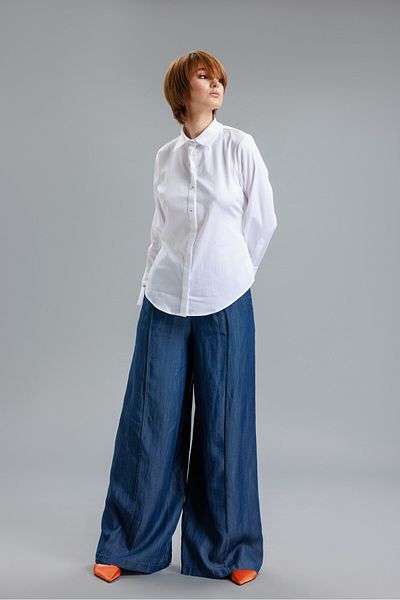 RVL Wide-leg denim trousers