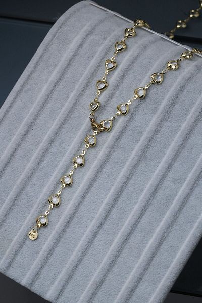 Mutenaura Stainless Steel Trend Y Necklace