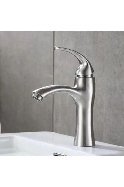 Alessandro DESIGN Basin Mixer, Stainless Steel SUS 304, Satin, MP 015