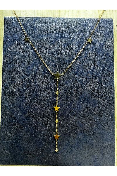 Mutenaura Stainless Steel Trend Y Necklace