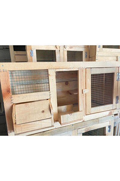 KARAYİĞİT AHŞAP MOBİLYA DEKORASYON Karayiğit Ahşap Güvercin Kümesi Yumurtlama Alanı + Suluk yeri + Yemlik + Basamaklı Tasarım Eşhane