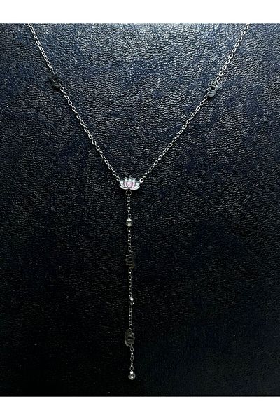 Mutenaura Stainless Steel Trend Y Necklace