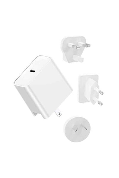 trands محول سفر عالمي TR-AD1587 بقوة 65 واط أبيض